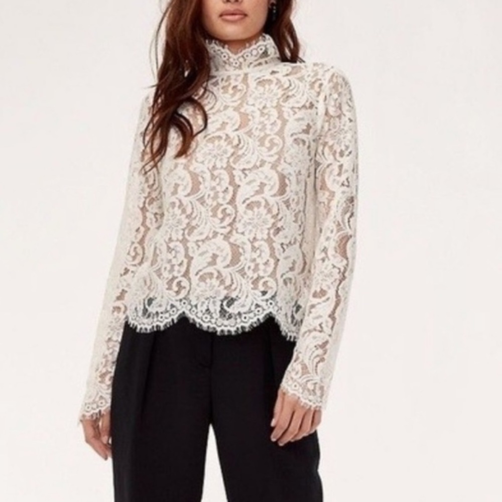 LACE BLOUSE BY ARITZIA